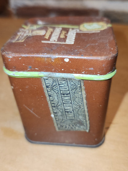 Vintage Shannon Irish Smoking Mixture Tin Fleming Hall Tobacco Co N.Y. USA EMPTY NO Contents tin87