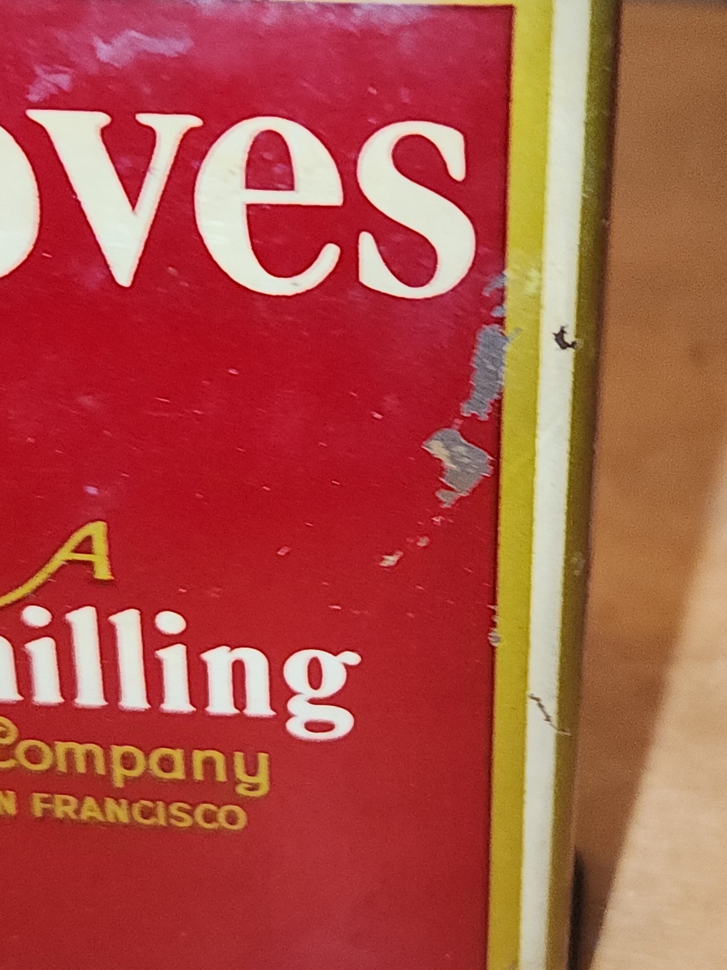 Vintage Schilling Spice Tin Cloves 2 Ounces ti661