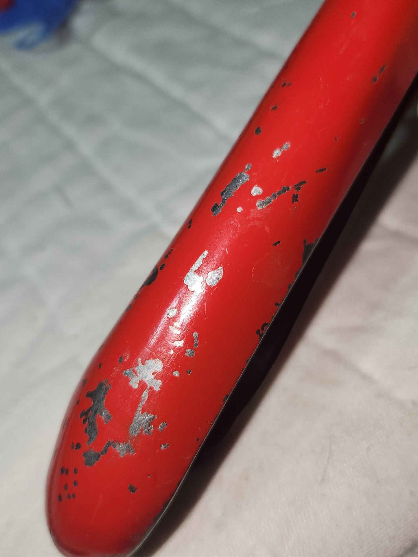 Vintage Handy Things Potato Ricer Michigan red handle kit912