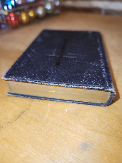 Antique Hymnal Protestant Episcopal Church E & JB YOUNG 1882 Inscribed 1884 ab1