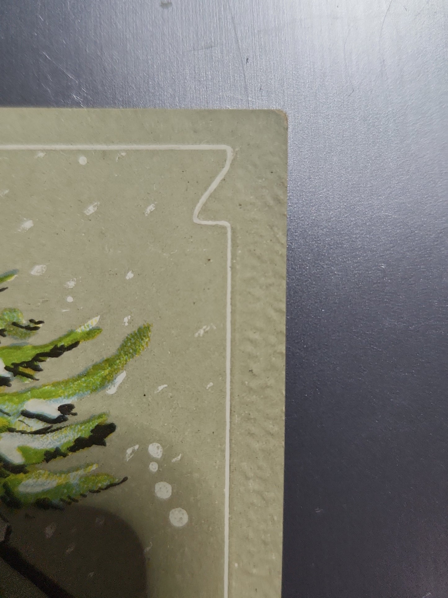 Antique Vintage Postcard A Merry Christmas St. Nicholas Santa Embossed printed in Saxony c1910