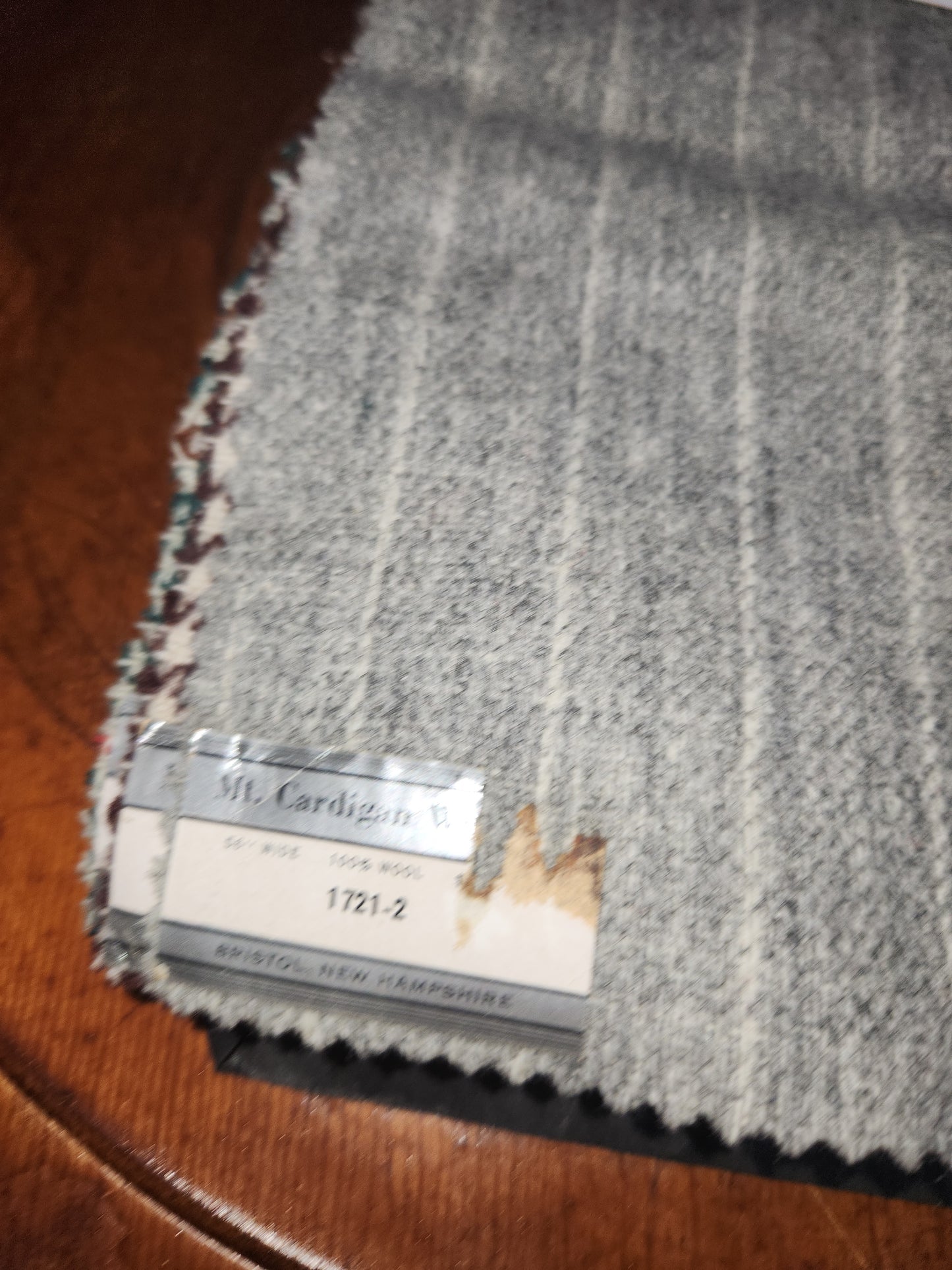 Mt. Cardigan Woolens salesman sample book & small pack ss89