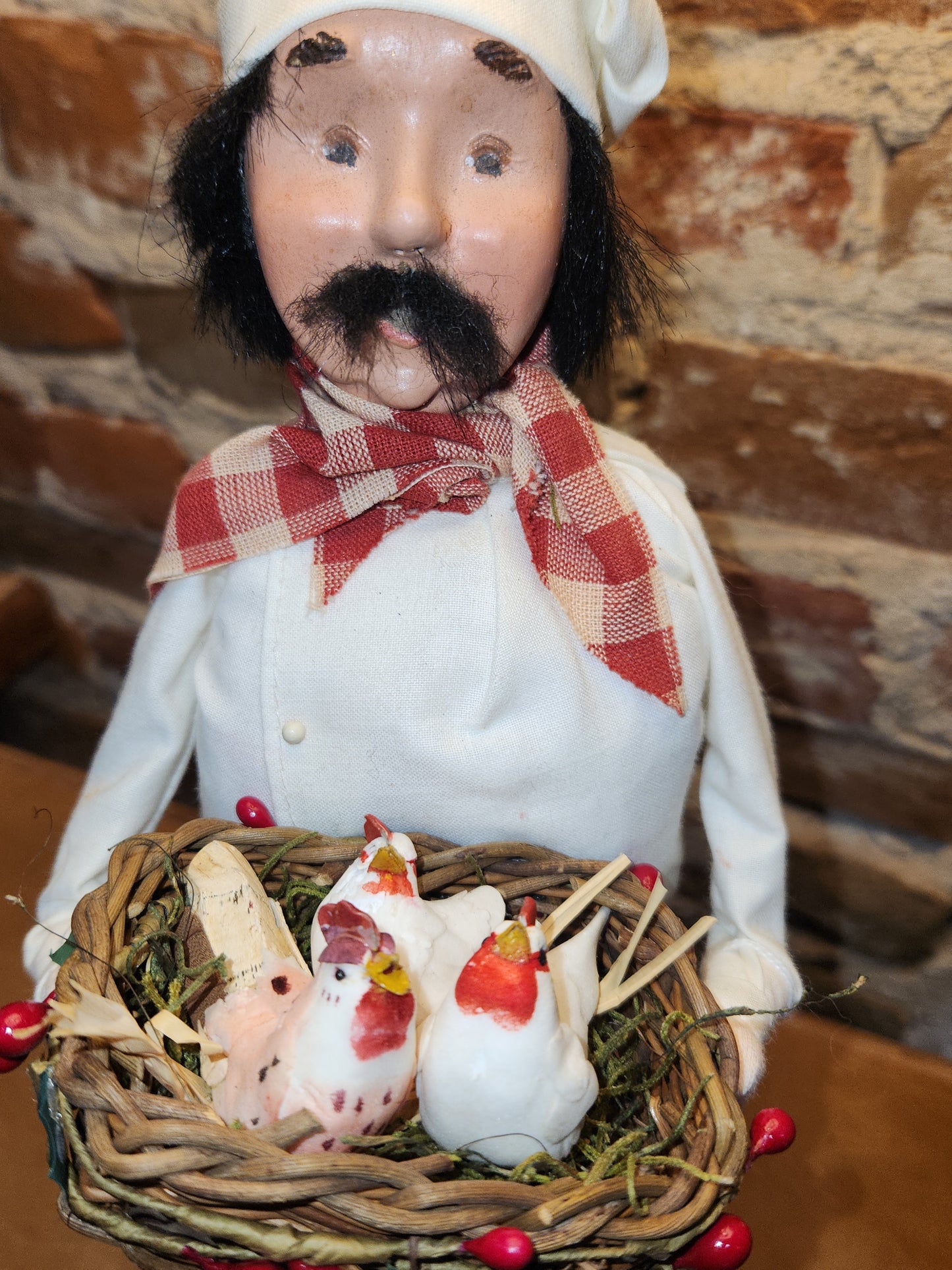 Byers Choice Twelve Days of Christmas Byers Choice Three French Hens 2008 bc2