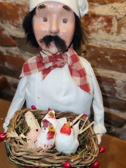 Byers Choice Twelve Days of Christmas Byers Choice Three French Hens 2008 bc2