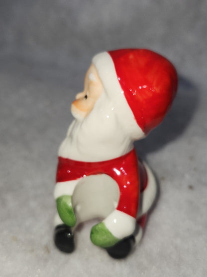 Vintage Santa Candle sitter Made In Japan 3" sn66