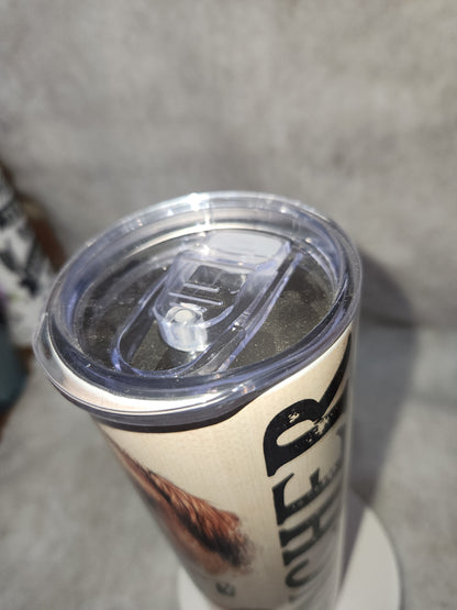20 Oz Stainless Steel Insulated Tumbler Rancher, Horse, Cow, Chicken, Tractor imperfect tr5