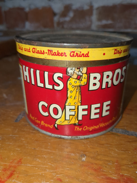 Hb1 Vintage half pound Hills Brother Coffee