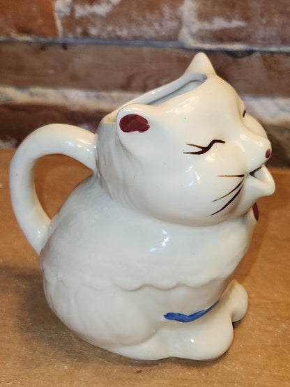 Vintage Shawnee Pottery Puss ‘n Boots Cat Creamer from 1940s po9
