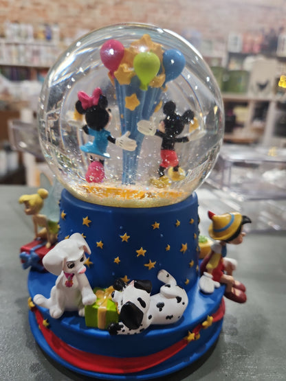 Walt Disney's 100th Musical Birthday Water Globe 2001 Hallmark Limited Edition sg8