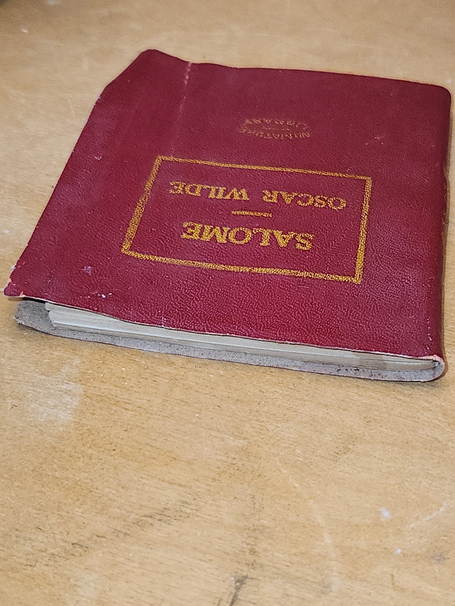 Vintage Book Miniature Little Library "Salome" Oscar Wilde Little Leather Library Corp. New York ab2