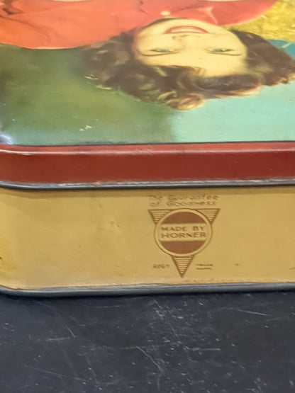 Vintage George W Horner Dainty Dinah Chocolate Devon Sweets tin tin978