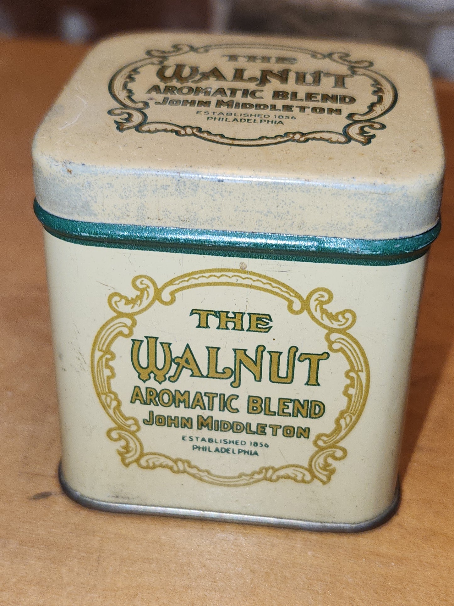 Vintage John Middleton Tobacco Tins Walnut, Regimental, Philadelphia, Bin 56 NO CONTENTS tt56