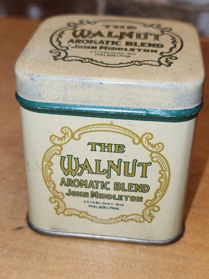 Vintage John Middleton Tobacco Tins Walnut, Regimental, Philadelphia, Bin 56 NO CONTENTS tt56