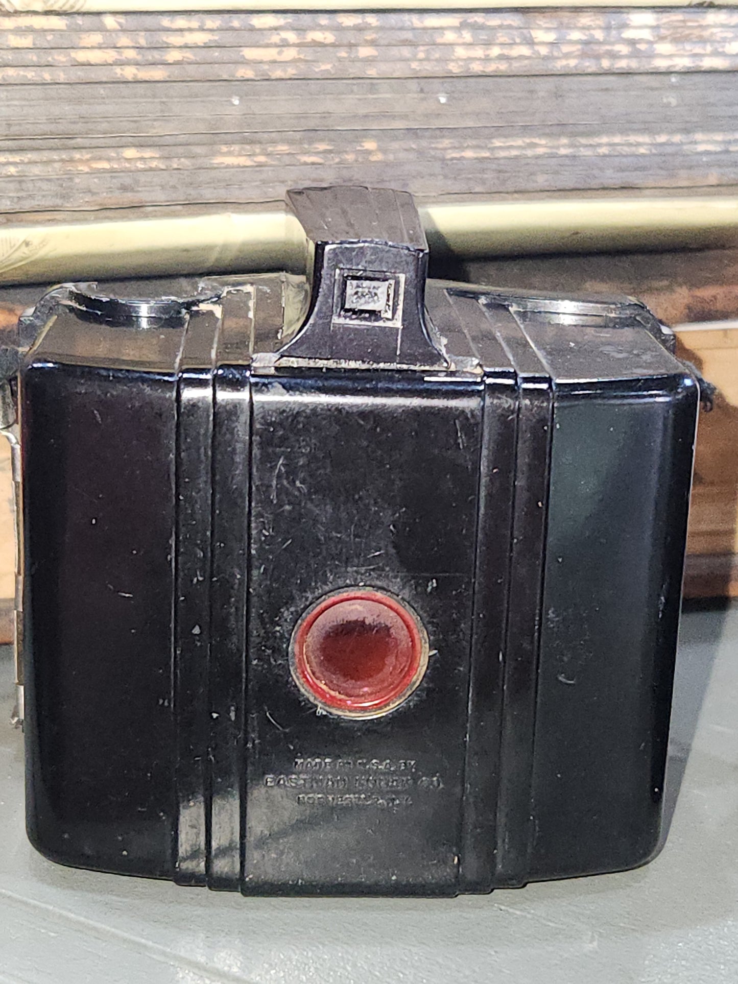 Vintage Kodak Camera Baby Brownie Special With Bakelite Box 127 Film 1940s vc8