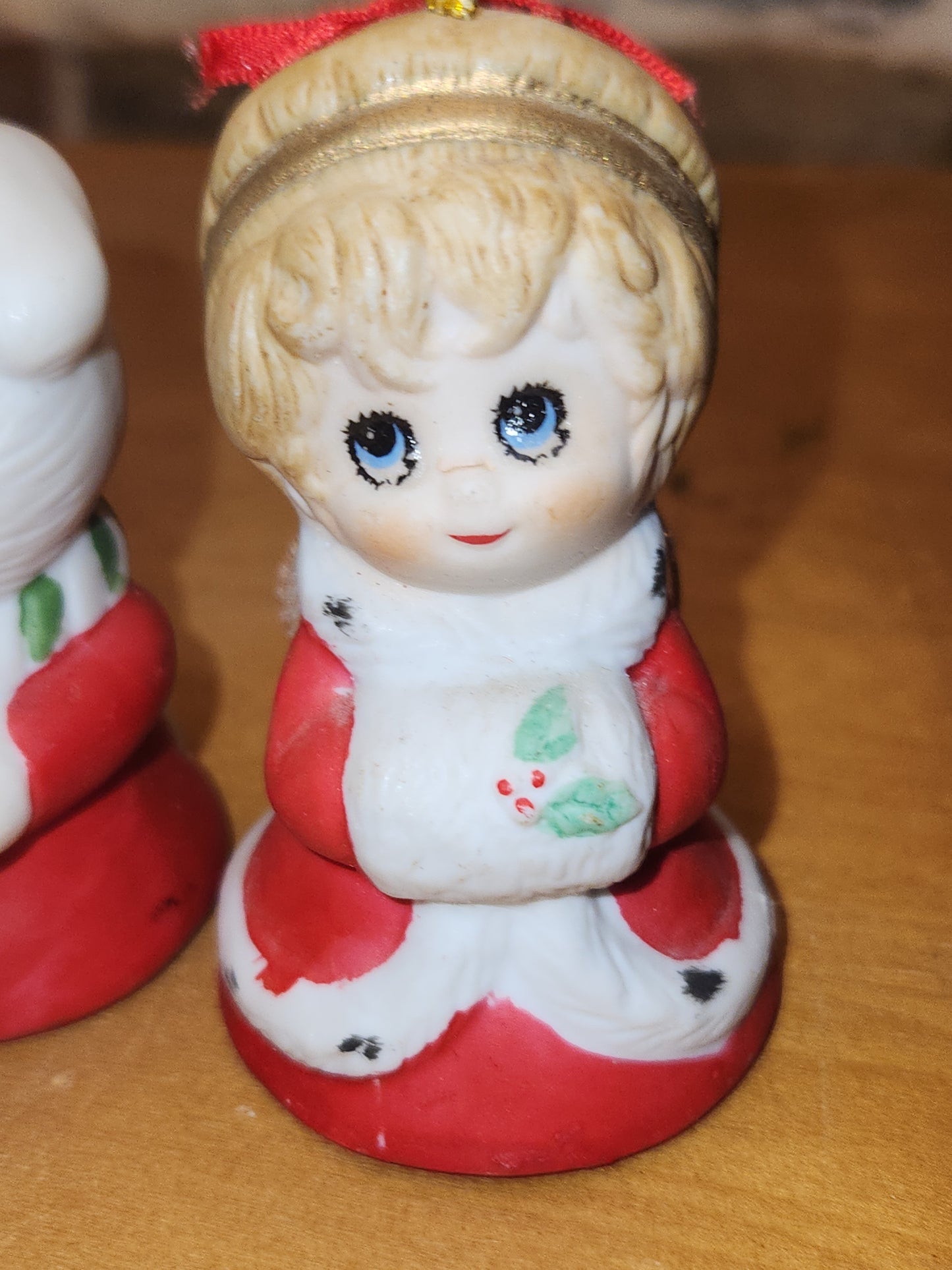 Vintage Jasco L'll Chimmers Ornament Bell Dogs and Angel set of 3