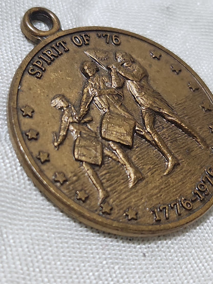 Vintage Spirit of '76 Commemorative Medallion U.S. Bicentennial 1776-1976 bh7