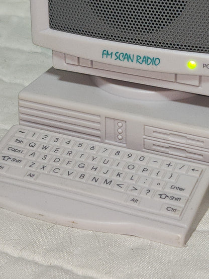 Vintage Desktop Computer FM Radio with Working Mouse rad2