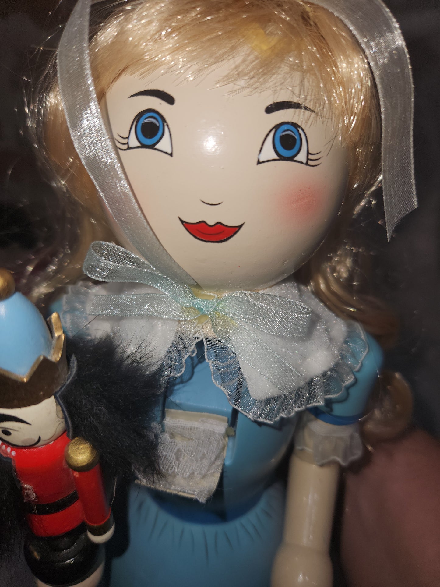 Nutcracker Suite Clara Ballerina Wooden Christmas Nutcracker 14” Blonde Hair nut85