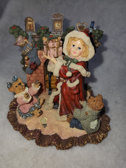 Vintage Boyds Yesterday's Child Celebration Series Sandra Claus Christmas Morning 1998 bbsandra