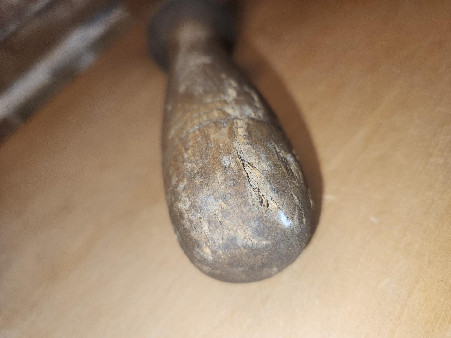 Vintage Wood Handled Hand Chopper Food Mixer Spice Chopper primitive hm4