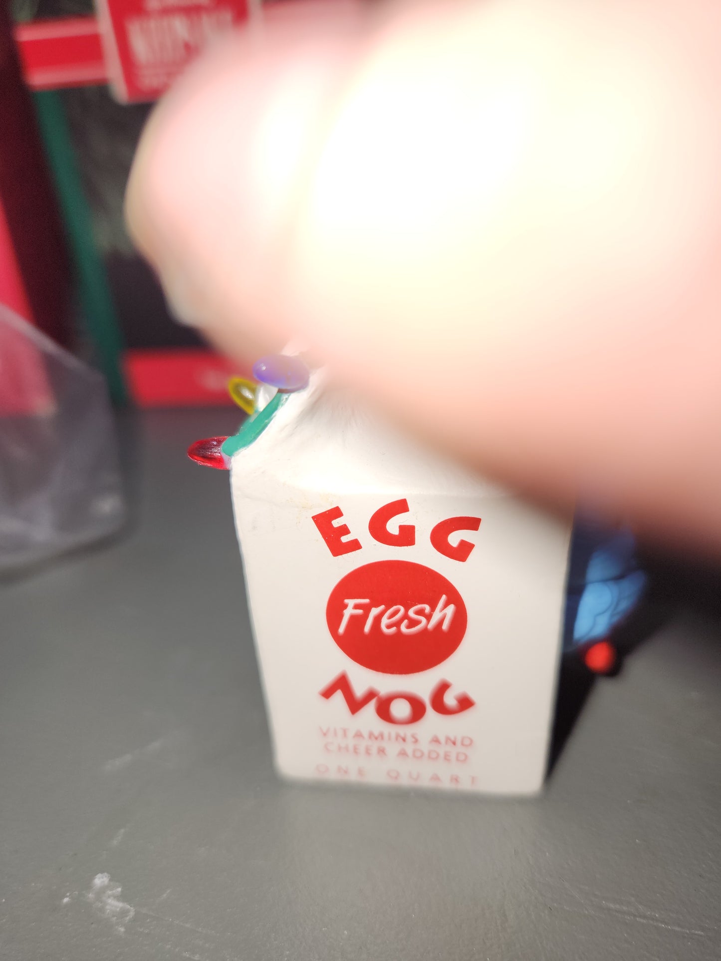 Three Vintage Hallmark Keepsake Ornaments 1986 Treetop Trio  1993 Peep Inside Birdhouse  1992 Egg Nog Nest