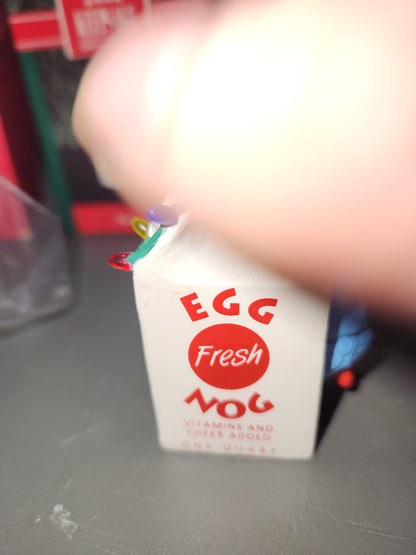 Three Vintage Hallmark Keepsake Ornaments 1986 Treetop Trio  1993 Peep Inside Birdhouse  1992 Egg Nog Nest