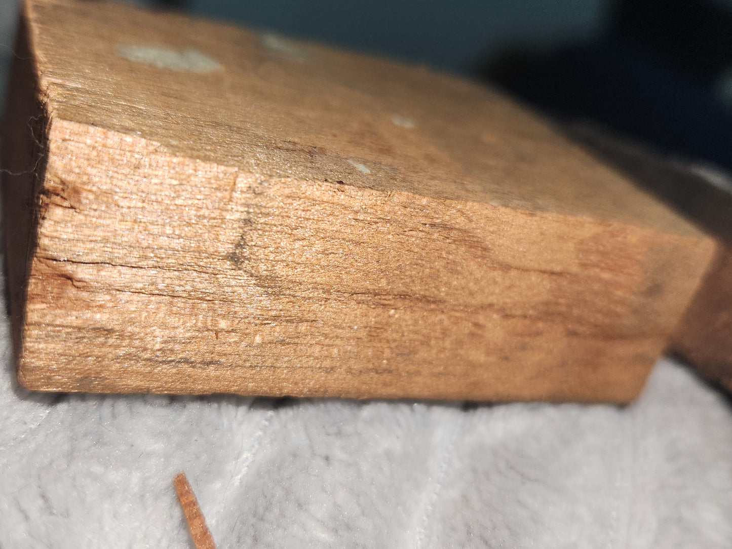 Vintage Wood Metal Newspaper Print Block Printer's Press Easter Lily 2 Blocks pb2e