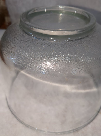 Vintage replacement Oster Regency clear glass mixing bowl   6.5" diameter kit349