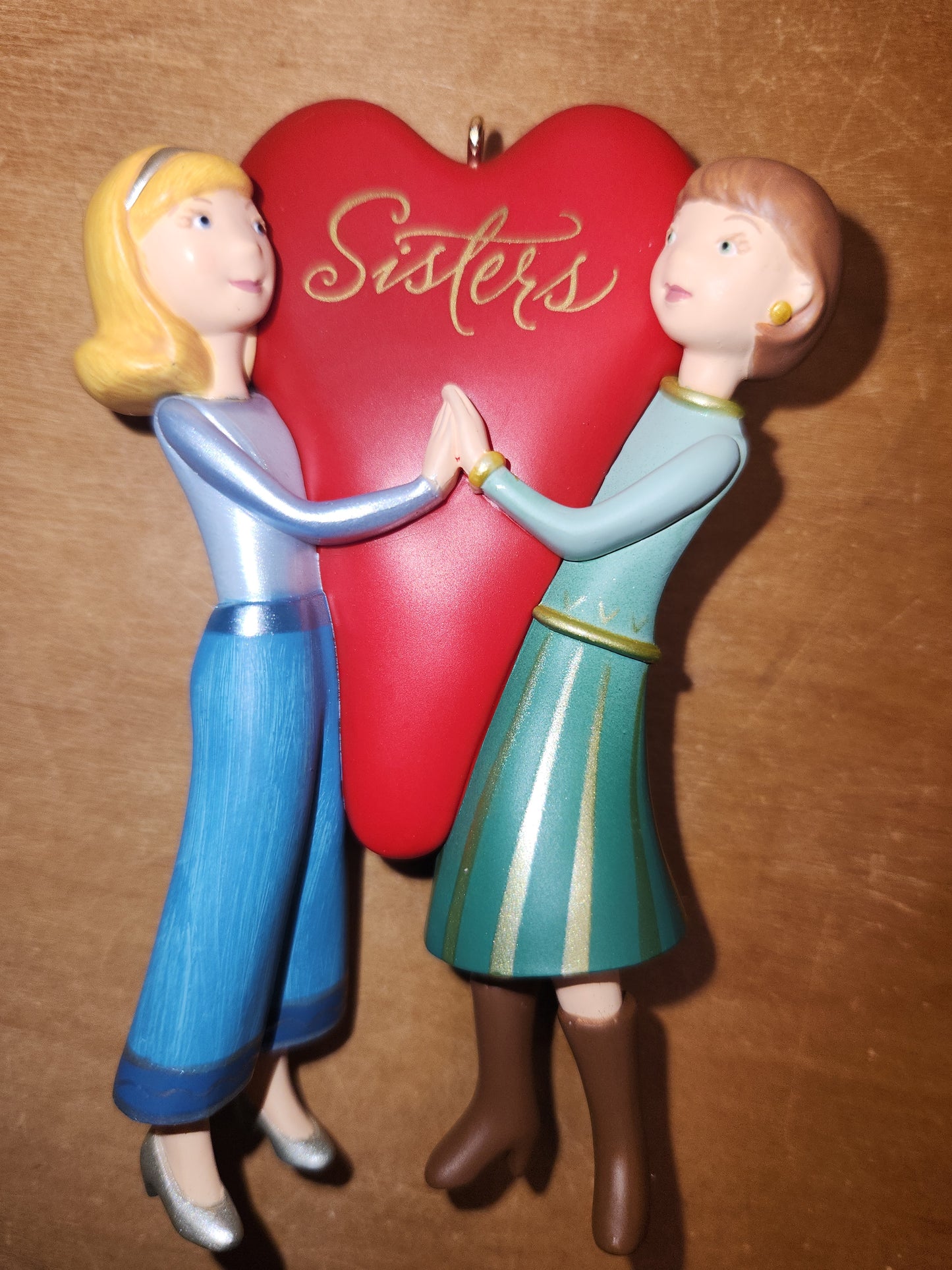 Vintage Hallmark Keepsake Ornament Sisters There's No Better Friend Than a Sister 2004