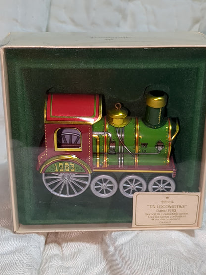 Vintage 1983 Hallmark tin locomotive series train #2 HH294