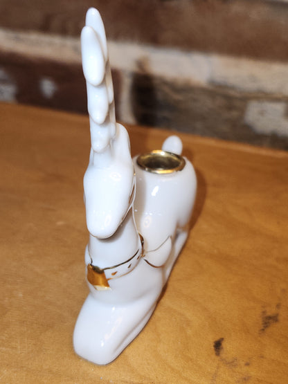 Vintage Hostess House Reindeer Candle Holder deer u68