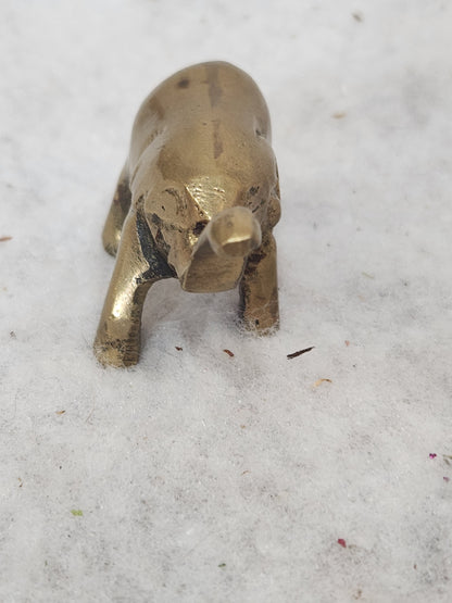 Miniature brass elephant br88