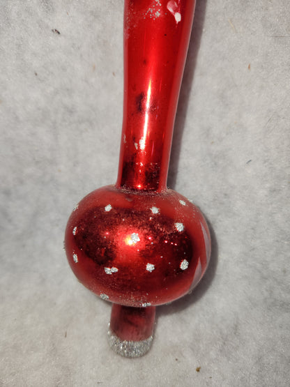 Vintage Western Germany glass tree topper. Tt51