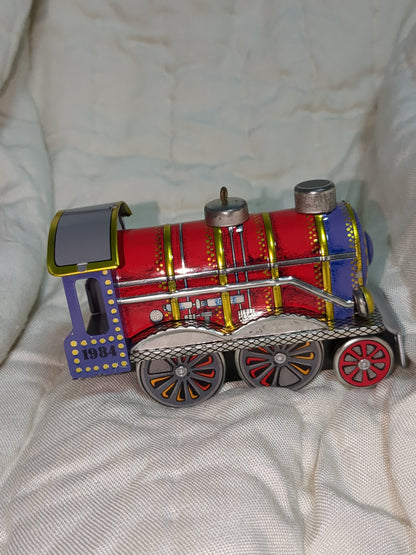 Vintage 1984 Hallmark tin locomotive series train #3 hh293