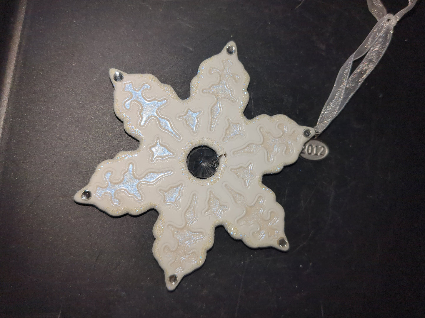 Hallmark Keepsake Ornament 2012 Porcelain Snowflake NIB ho8778