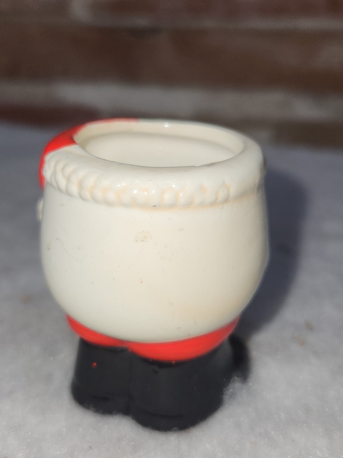 Vintage Santa's Pants Mini Planter Mug Trinket Made In Japan sticker
