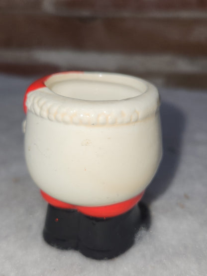 Vintage Santa's Pants Mini Planter Mug Trinket Made In Japan sticker