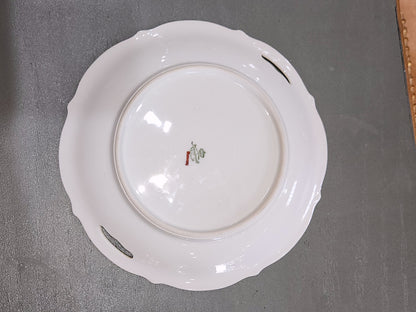 Antique Koenigszelt Silesia handled serving platter or plate. Germany pl77