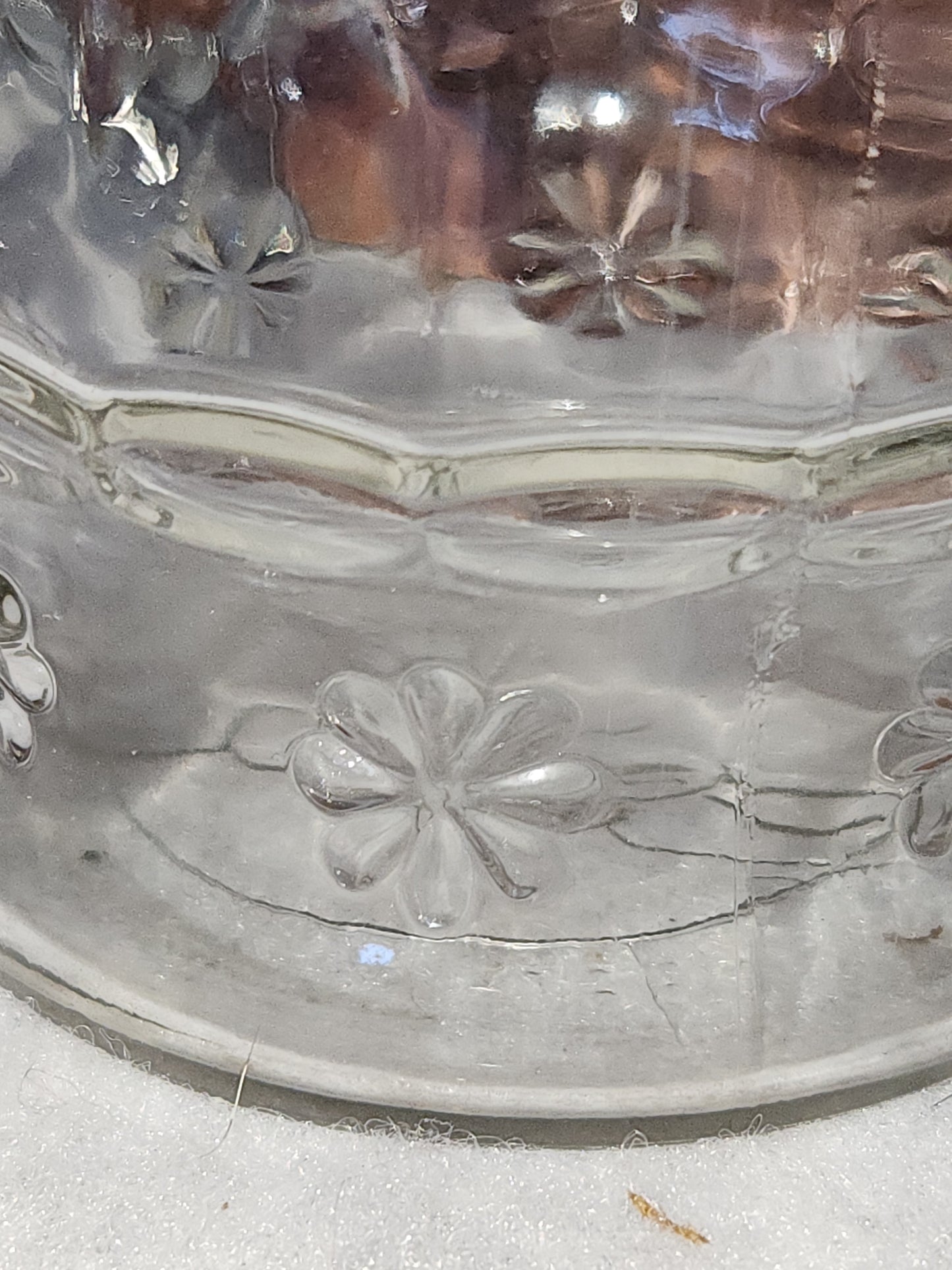 Vintage Anchor Hocking Planters Mr. Peanut Clear Glass Jar With Lid 1980s jr6