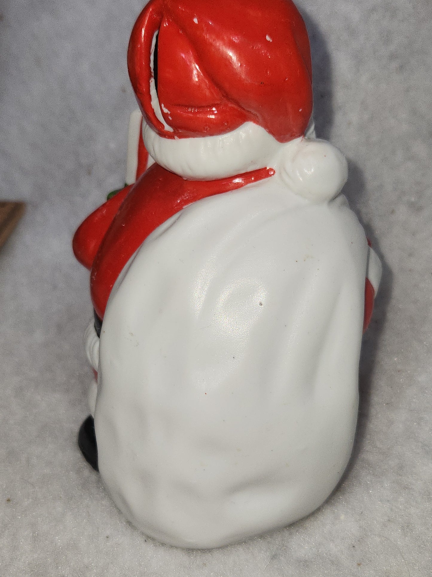 Vintage Enesco Japan Ceramic Santa Claus Coin Bank cb76