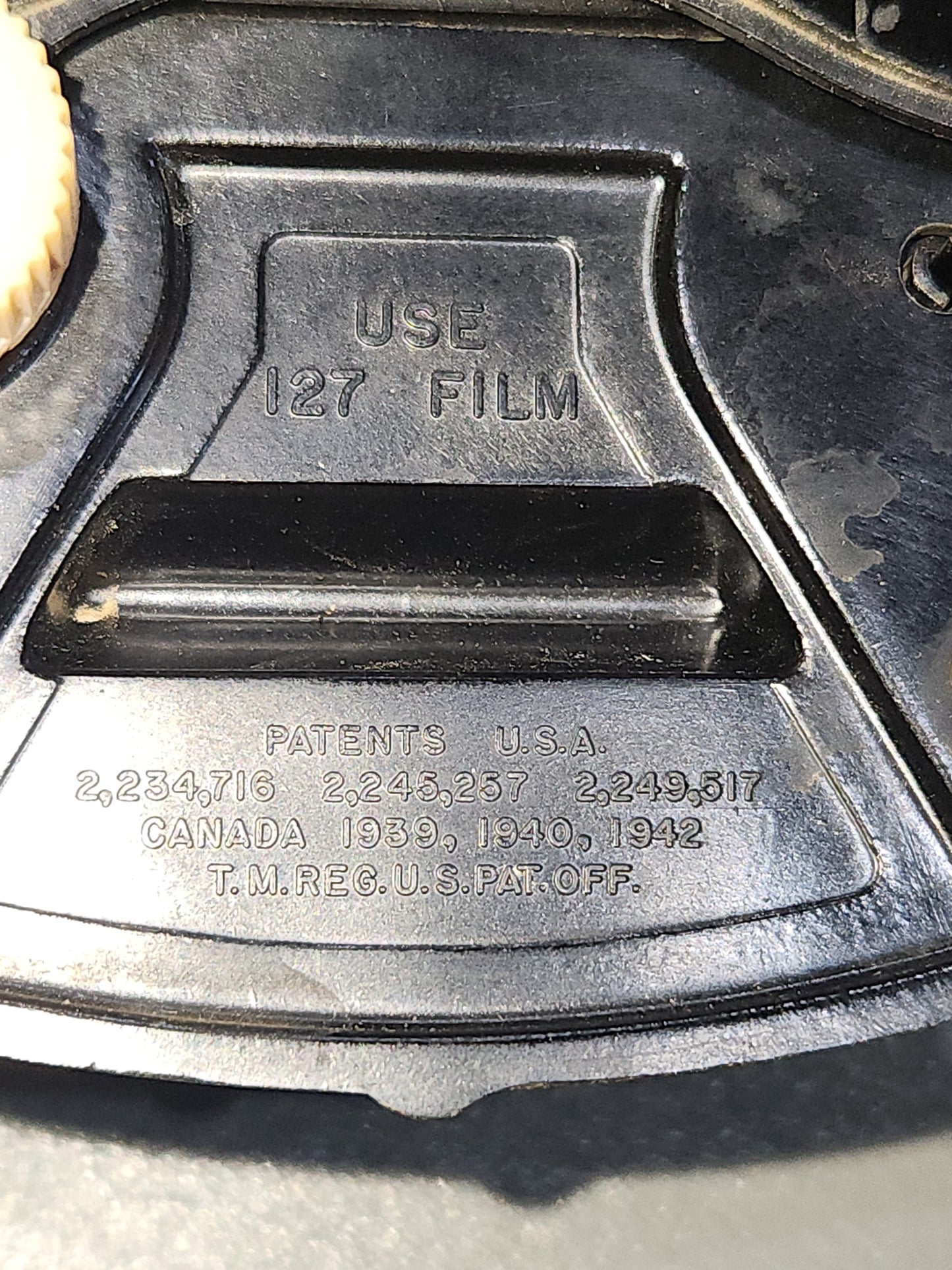 Vintage Kodak Camera Baby Brownie Special With Bakelite Box 127 Film 1940s vc8