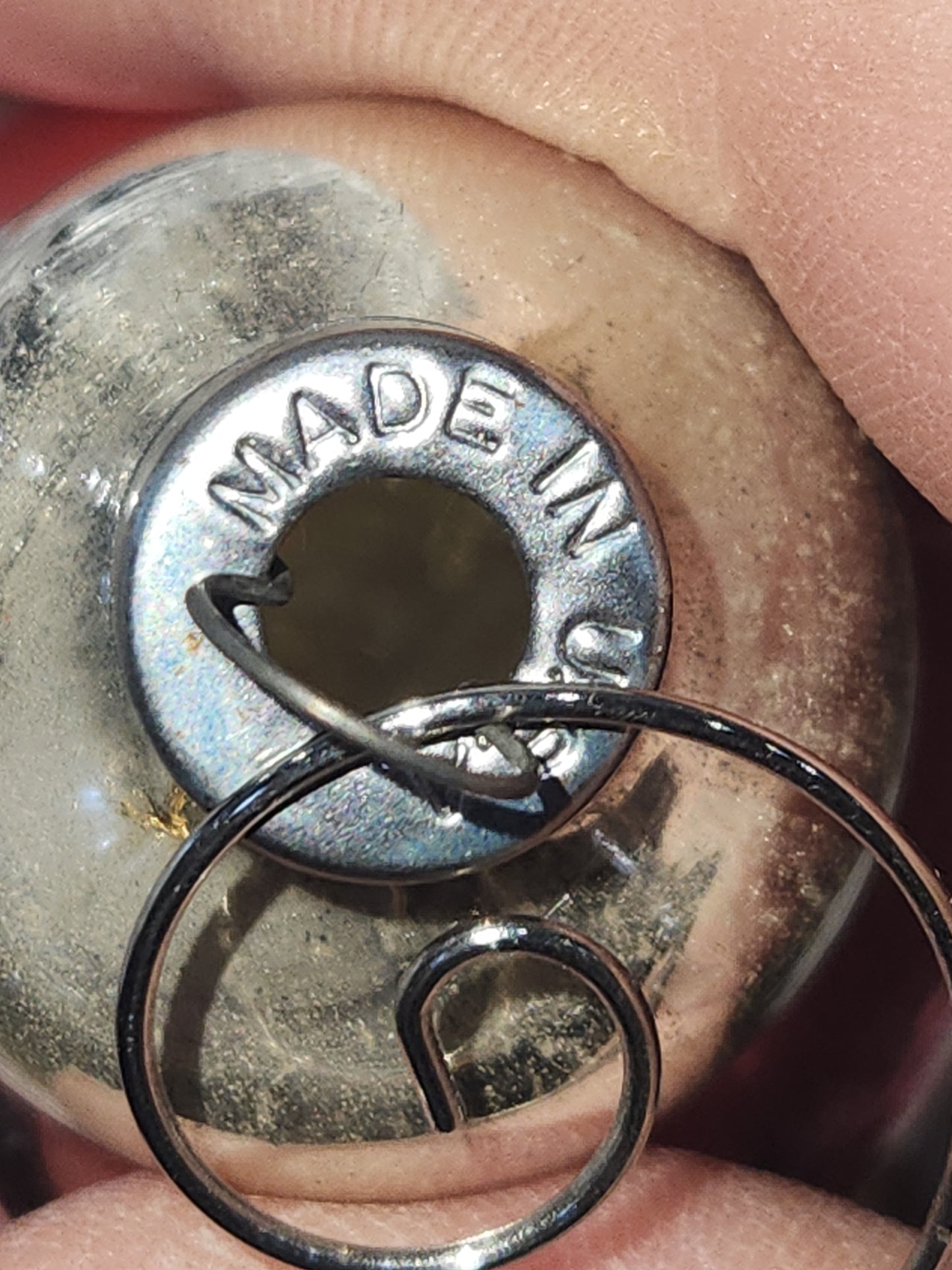 Vintage Premier Glass Christmas Ornament Lantern Silver Pink Teal Yellow vo24