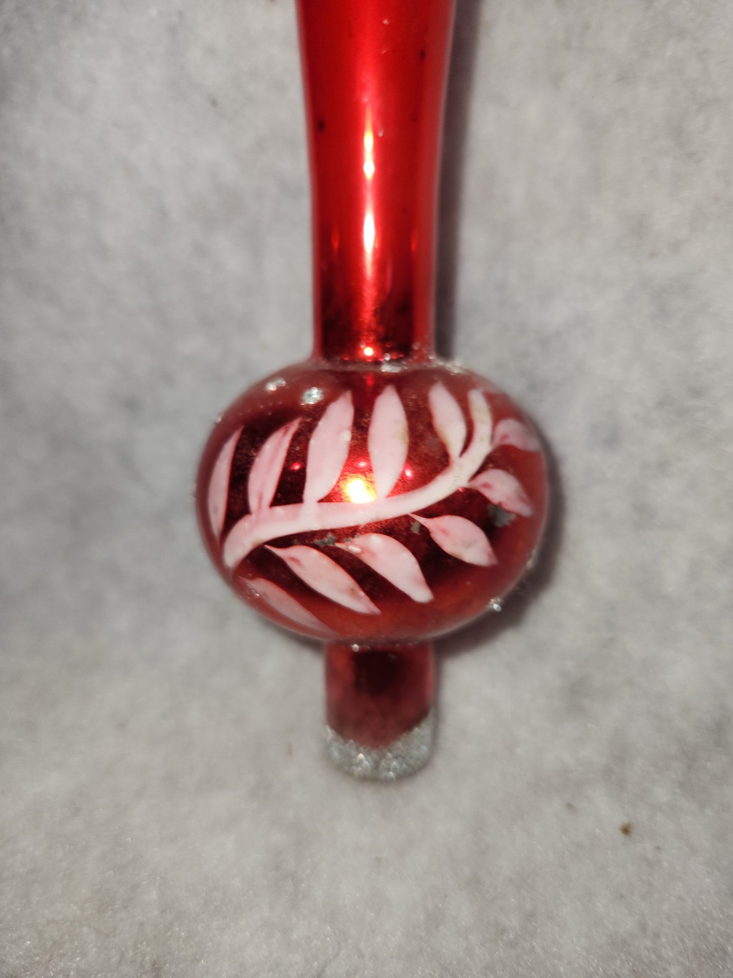 Vintage Western Germany glass tree topper. Tt51