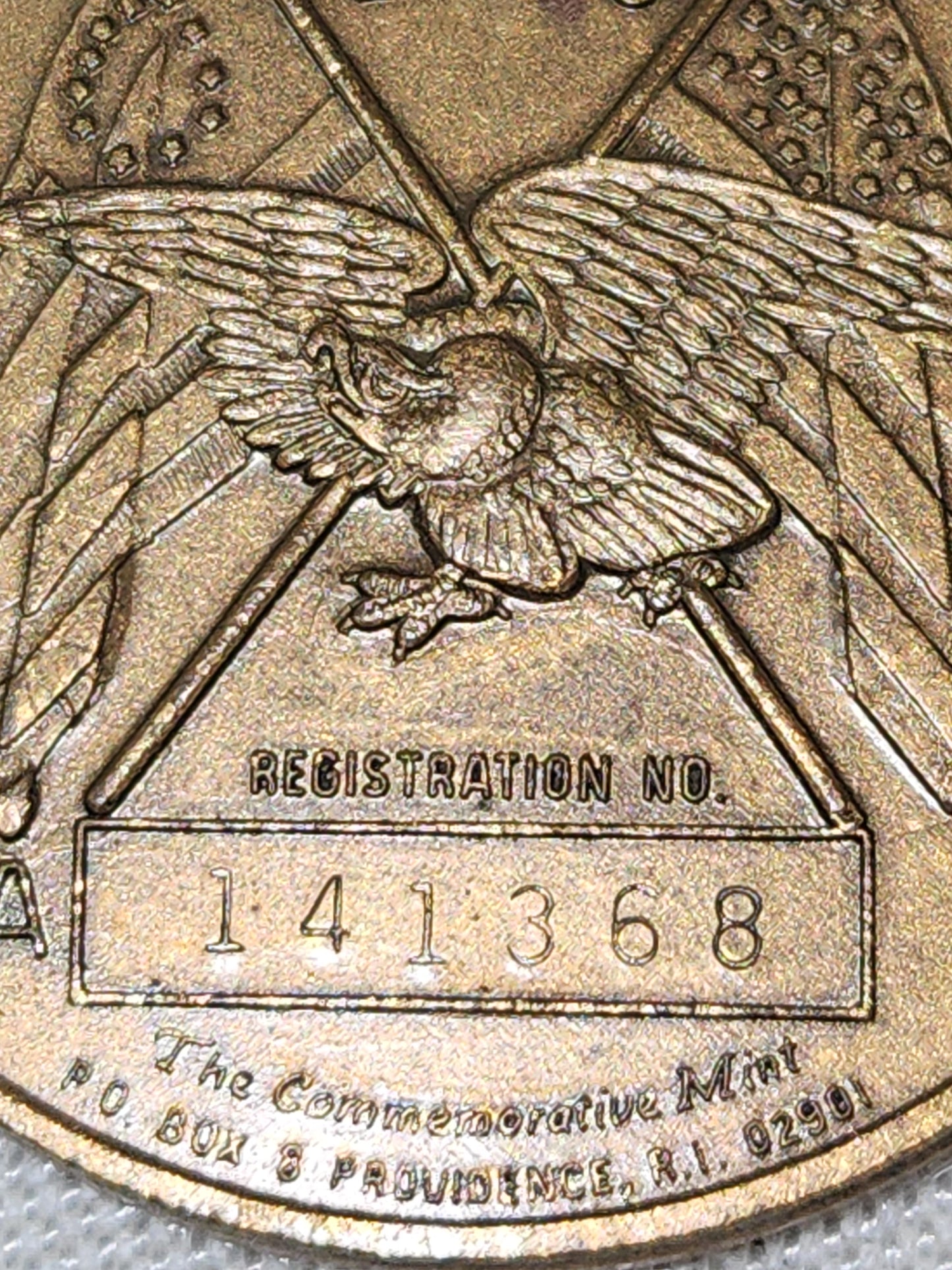 Vintage Spirit of '76 Commemorative Medallion U.S. Bicentennial 1776-1976 bh7