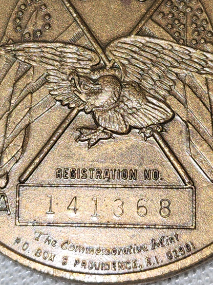Vintage Spirit of '76 Commemorative Medallion U.S. Bicentennial 1776-1976 bh7