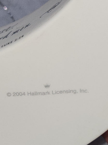 Vintage Hallmark Keepsake O Come, Emmanuel Nativity Advent Candle Holder has box 2004