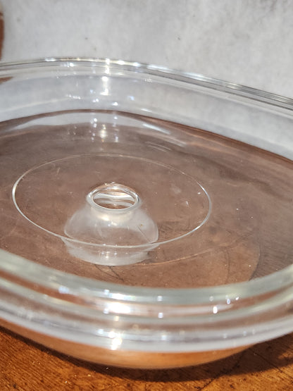 Pyrex Clear Glass Square Dome Lid A12C replacement lid Casserole dish