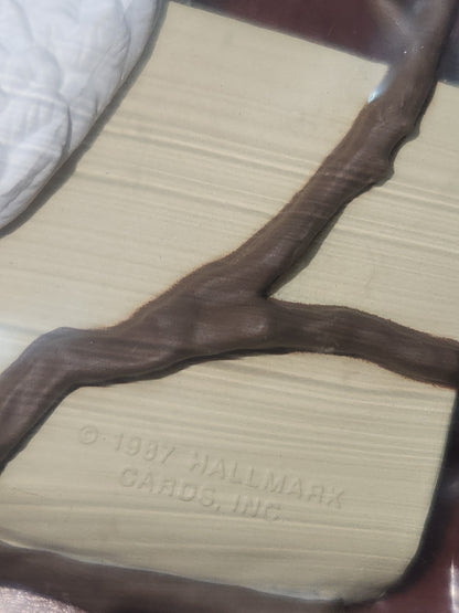 Vintage Hallmark Keepsake Ornament “Owliday” Wish Unopened 1987 miniature