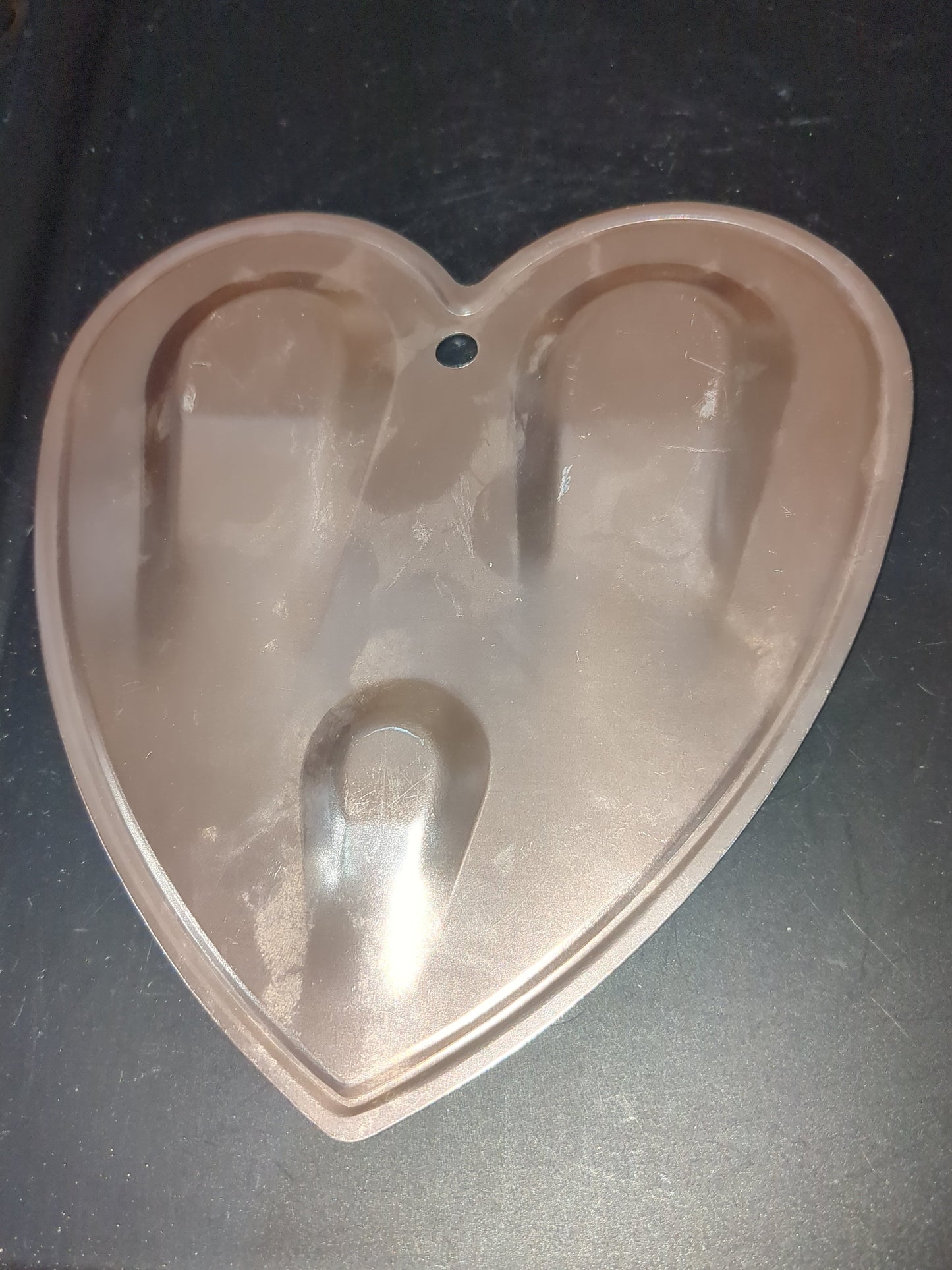 Aluminum color craft heart spoon rest alum256
