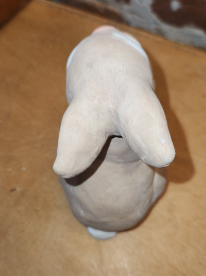 Vintage Dreamsicles Bunny Rabbit Tan White Sitting Kristin Haynes Cast Art Industries di10